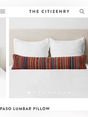 The Citizenry Paso Lumbar Pillow